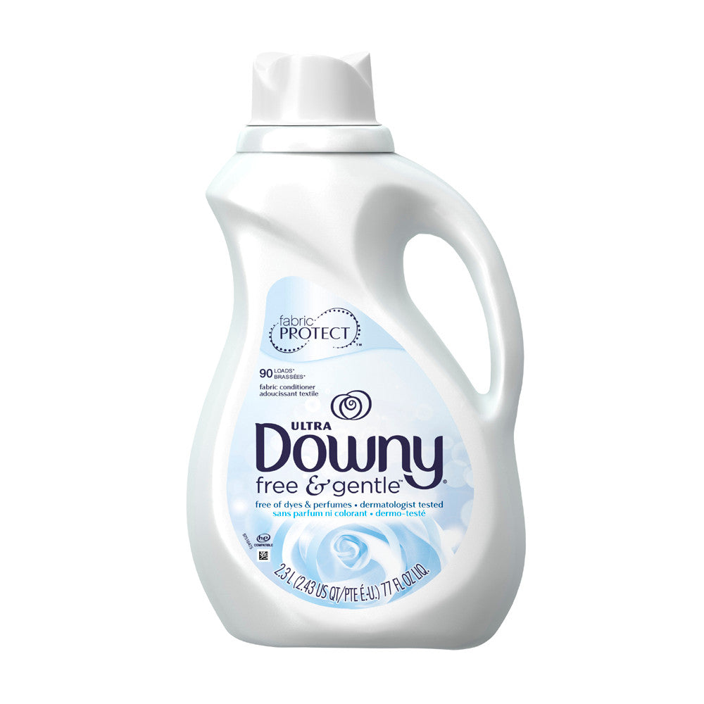Downy Free & Gentle Liquid Fabric Conditioner, 90 Loads, 77 Oz